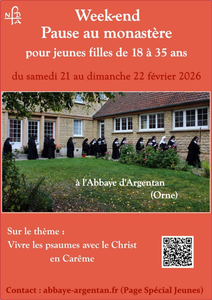 Pause à l'abbaye ND d'Argentan carême 2026