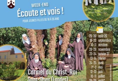 Week-end Ecoute et Vois au carmel de Saint-Sever